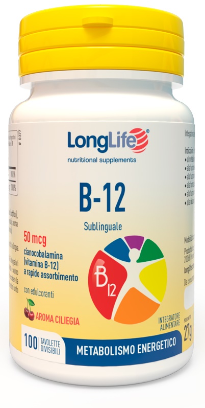LONGLIFE B12 50mcg 100 Cpr