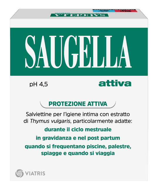 SAUGELLA Attiva 10 Salviettine