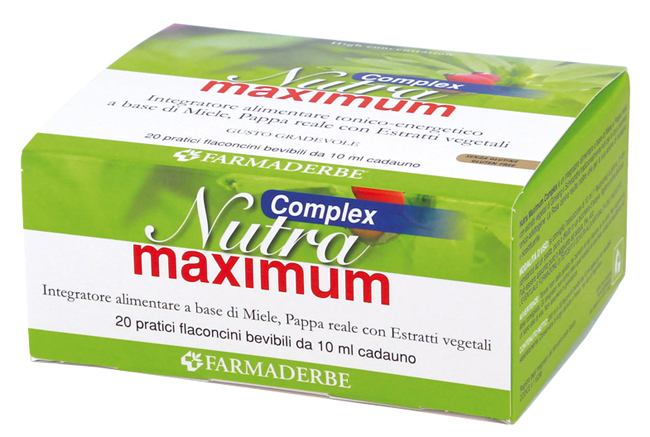 NUTRA MAXIMUM COMPLEX 20FL 10M
