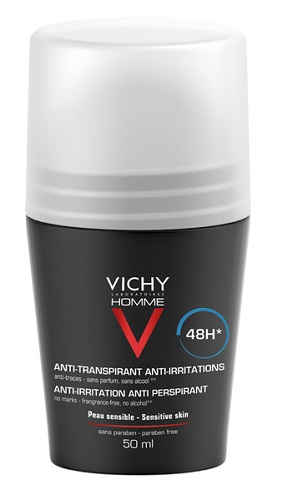 VICHY HOMME Deodorante Uomo Roll-On Pelle Sensibile 50ml