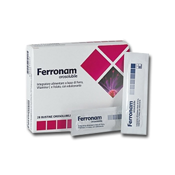 FERRONAM Orosolubile 28 Bustine