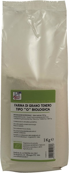 FARINA GRANO T TIPO 0 BIO 1KG