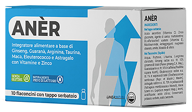ANER INTEGRATORE BIOENERGETICO 10 FLACONCINI