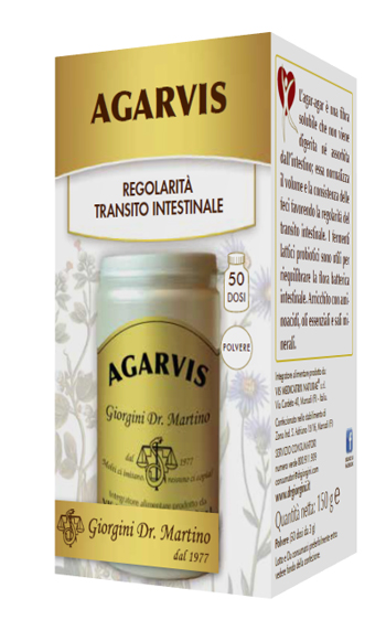 AGARVIS Polvere 150g - Integratore per la regolarità del transito intestinale