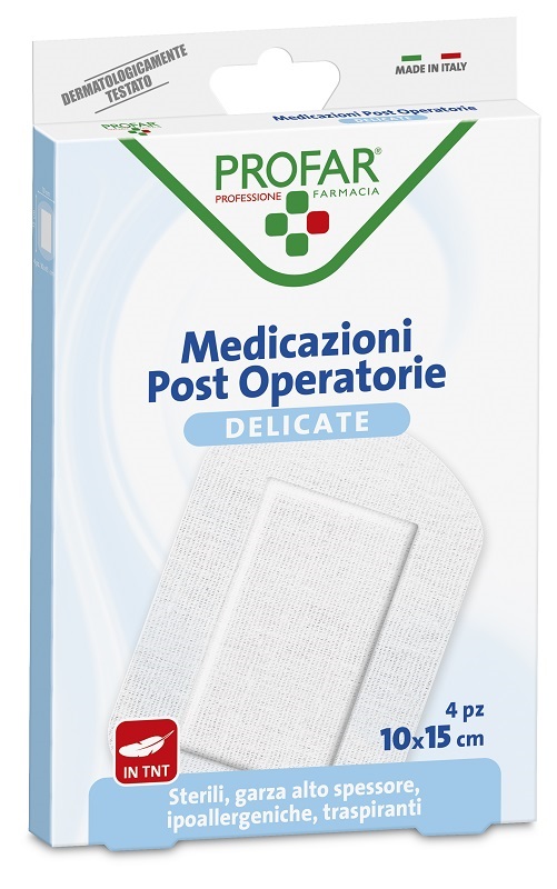 PROFAR MED POSTOP 10X15CM 4PZ