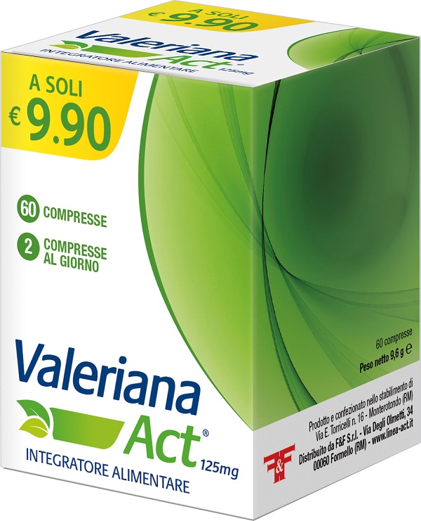 VALERIANA ACT 60 Capsule - Integratore per rilassamento e benessere mentale