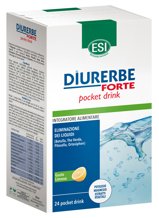 DIURERBE FORTE Pocket 24 Drink Limone
