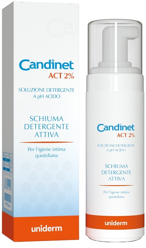 CANDINET ACT 2% 150ML Schiuma detergente intima