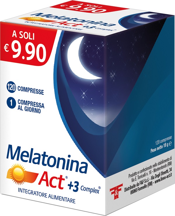 MELATONINA ACT+3 Cpx 120 Cpr