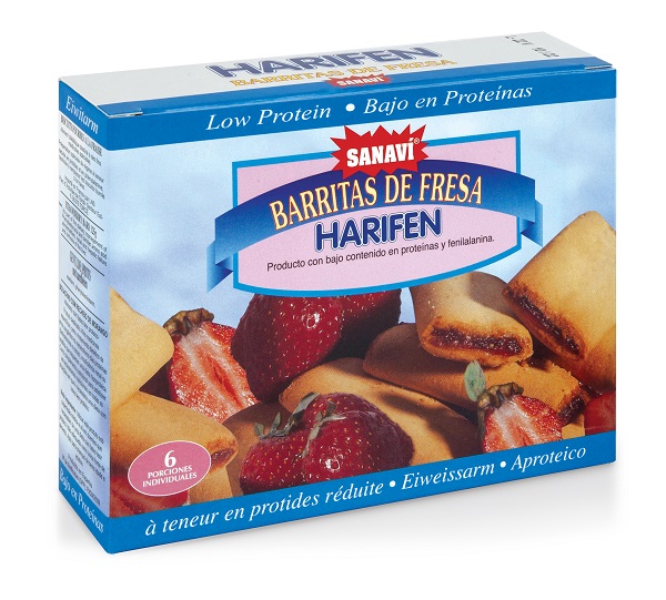 HARIFEN Snack Fragola 125g