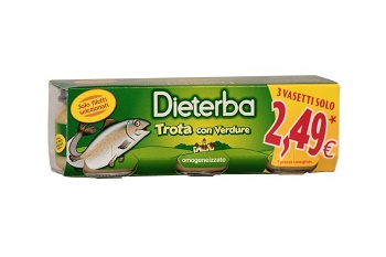 OMO DIET.Trota 3x80g