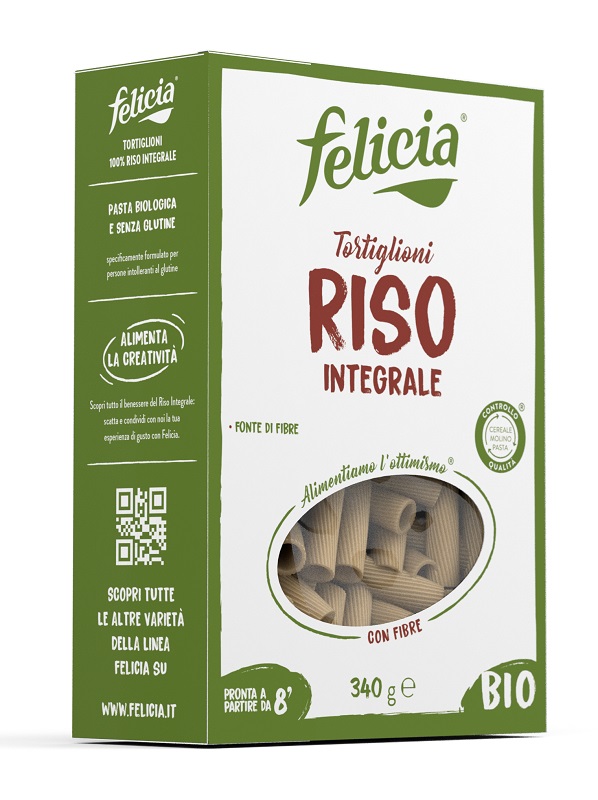FELICIA Bio Pasta Integrale Tortiglioni 340g