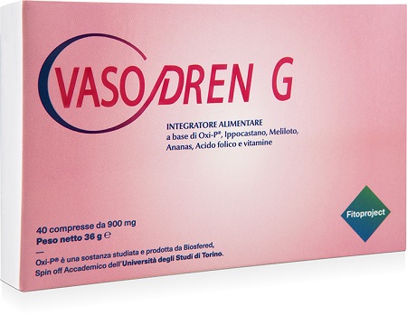 VASODREN G 500mg 40 Compresse