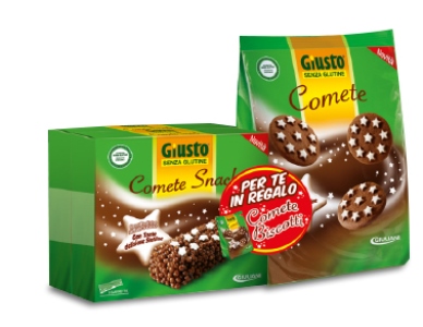 GIUSTO S/G COMETE Snack 120g