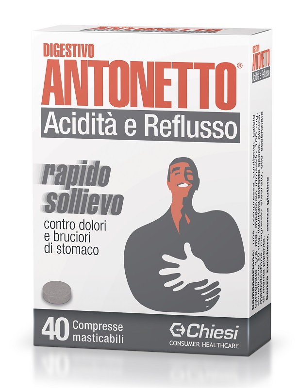 DIGESTIVO ANTONETTO Acidità e Reflusso 40 Compresse