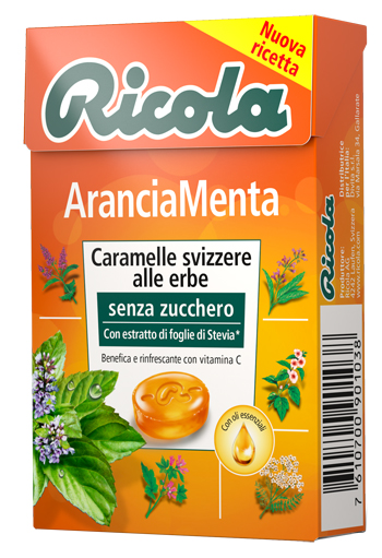 RICOLA Arancia-Menta S/Z 50g