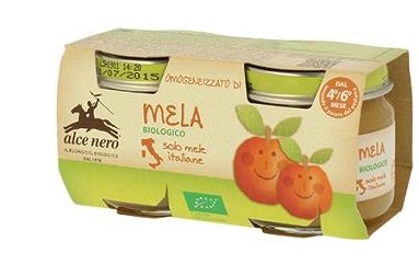 OMOGENEIZZATO DI MELA 2x80g ALCE NERO