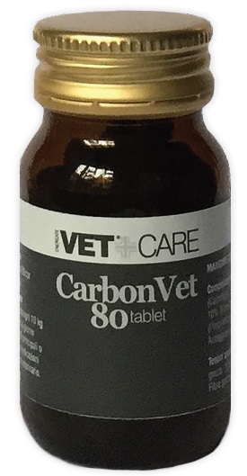 CARBONVET VETCARE 80Cpr 500mg