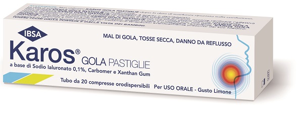 KAROS GOLA 20 PASTIGLIE Benessere della gola e delle vie respiratorie