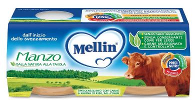 OMO MELLIN Manzo 2x120g