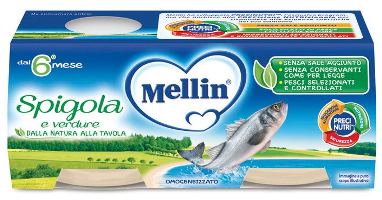 OMO MELLIN Spigola 2x80g