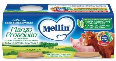 OMO MELLIN Manzo/Prosc.2x 80g