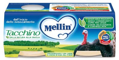 OMO MELLIN Tacchino 2x120g