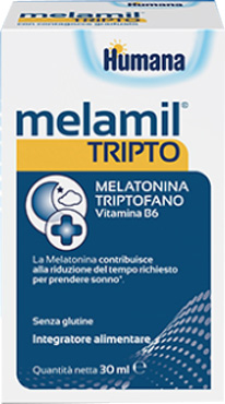 MELAMIL Tripto Gocce 30ml - Integratore per favorire il sonno e per il funzionamento del sistema nervoso