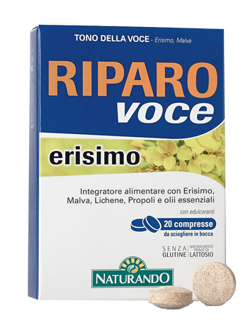 RIPARO VOCE ERISIMO 20 Compresse - Integratore per il tono della voce
