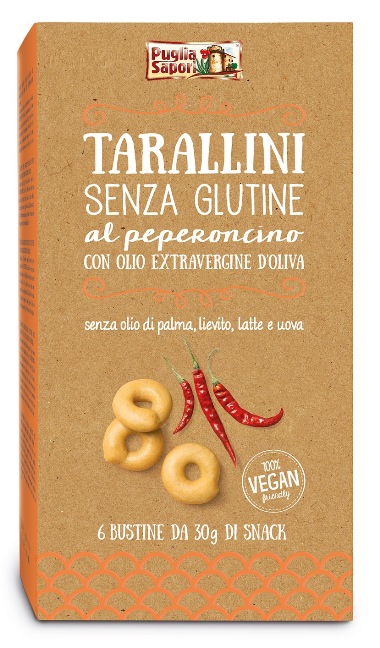 PUGLIA SAP.Tarallini Pep.180g