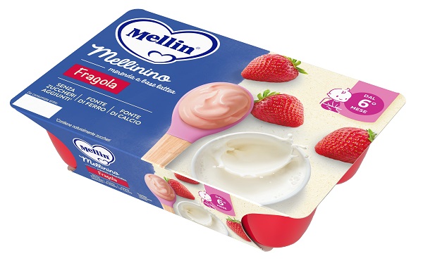 MELLININO MERENDA FRAGOLA6X55G