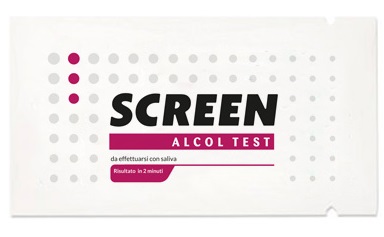SCREEN ALCOL TEST SALIVARE 1 PEZZO