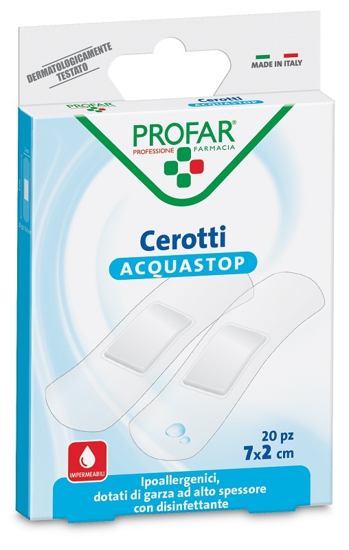 PROFAR CER ACQUASTOP 7X2CM 20P