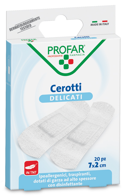 PROFAR CER TNT MEDI 7X2CM 20P