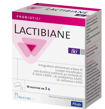 LACTIBIANE IKI 10 Bustine - Integratore per l'equilibrio della flora inestinale