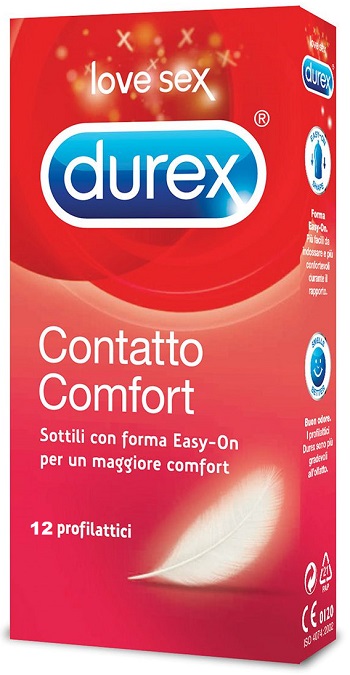 DUREX Contatto Easy-On 12 Profilattici