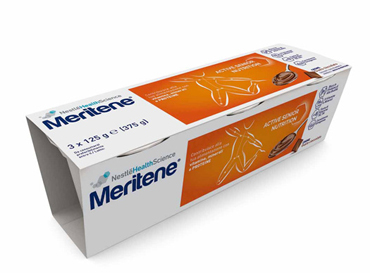 MERITENE Creme Cioccolato 3 Vasetti x 125g