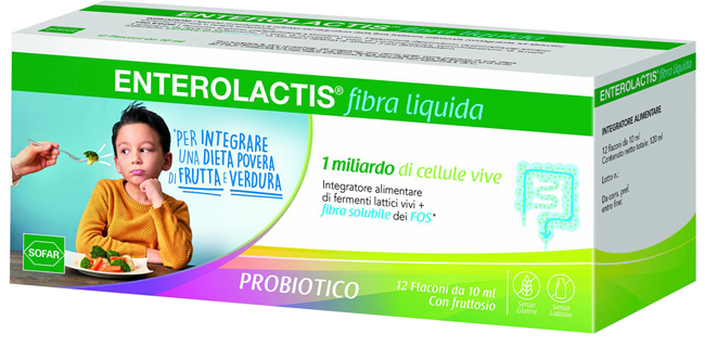 ENTEROLACTIS Fibra Bev.12fl.