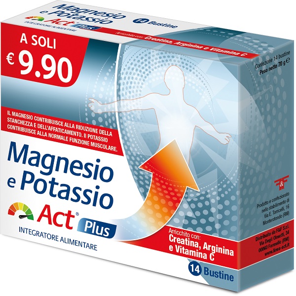 MAGNESIO POTASSIO Plus ACT 14 Bustine
