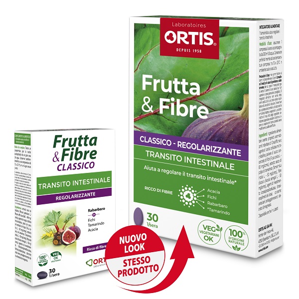 ortis lab. frutta&fibre classico 30 cpr