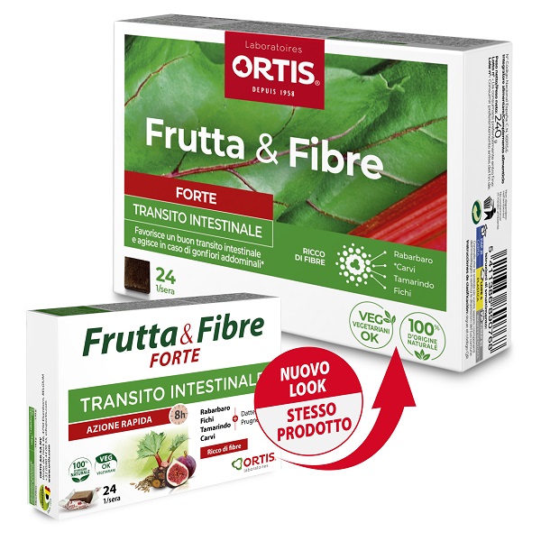 ortis lab. frutta&fibre forte 24 cubi