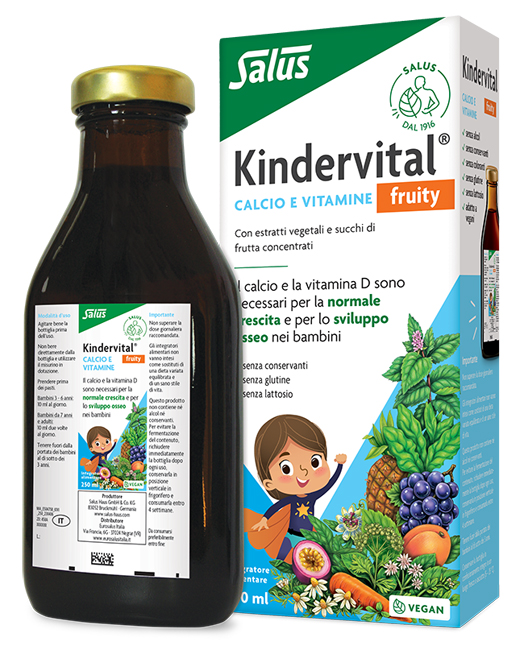KINDERVITAL Fruity Vitamine Integratore Energetico Ragazzi 250ml