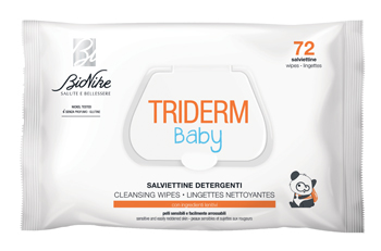 TRIDERM Baby Salviette Detergenti 72 Pezzi