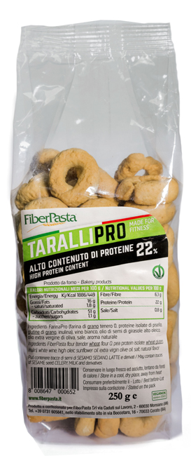 FIBERPASTA Taralli Prot.250g
