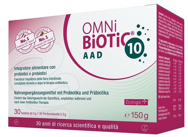 OMNI BIOTIC 10 AAD 30 BUSTINE - Integratore per l'equilibrio della flora intestinale