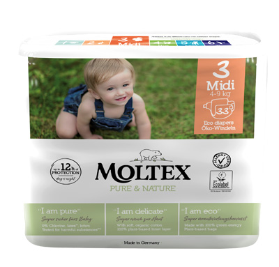 MOLTEX Pann.3 Midi 4-9Kg 33pz