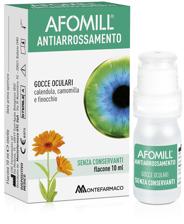 AFOMILL Gocce Oculari Anti Arrossamento 10ml