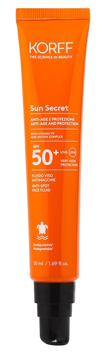 KORFF SUN SECRET FLUIDO VISO ANTI MACCHIE SPF50+ 50ML