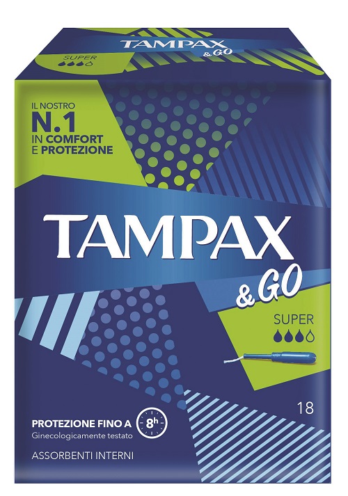 TAMPAX&GO Super 18pz