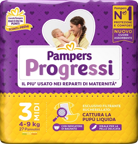 PAMPERS PROG.N/Baby3(4-9)27pz